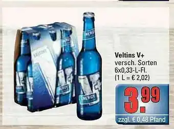 alldrink Veltins V+ Angebot