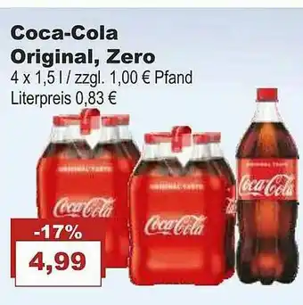 Bilgro Coca Cola Original, Zero Angebot