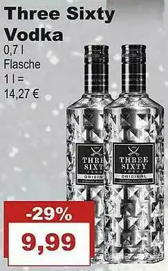 Bilgro Three Sixty Vodka Angebot