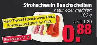 Edeka Scherer Strohschwein Bauchscheiben Angebot