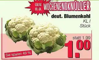 Edeka Scherer Deut. Blumenkohl Angebot