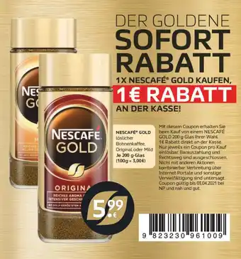 NP Discount Nescafé Gold 200g Glas Angebot