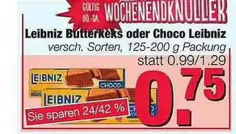 Edeka Scherer Leibniz Butterkeks Oder Choco Leibniz Angebot