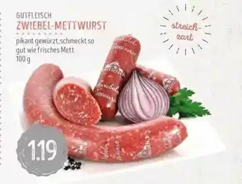 Edeka Struve Gutfleisch Zwiebel-mettwurst Angebot