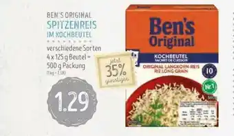 Edeka Struve Ben's Original Spitzenreis Im Kochbeutel Angebot