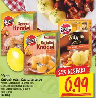 NP Discount Pfanni Knödel oder Kartoffelteige Angebot