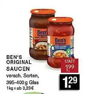 Edeka Zurheide Ben's Original Saucen Angebot