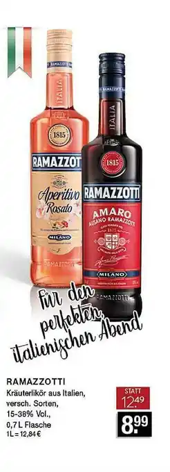 Edeka Zurheide Ramazzotti Angebot