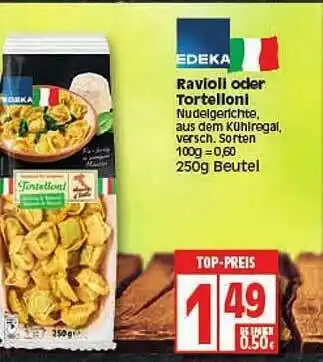 Elli Markt Edeka Ravioli Oder Tortelloni Angebot