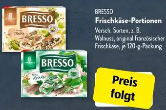 Aldi Süd BRESSO Frischkäse-Portionen 120 g Packung Angebot