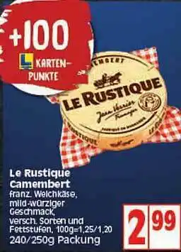 Elli Markt Le Rustique Camembert Angebot