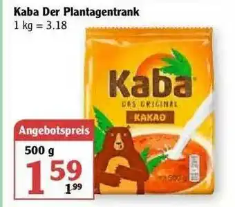 Globus Kaba Der Plantagentrank Angebot