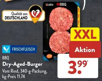 Aldi Süd BBQ Dry-Aged-Burger Vom Rind, 340-g-Packung Angebot