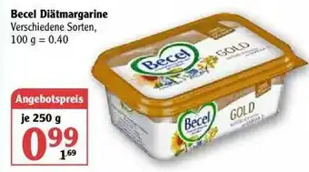 Globus Becel Diätmargarine Angebot