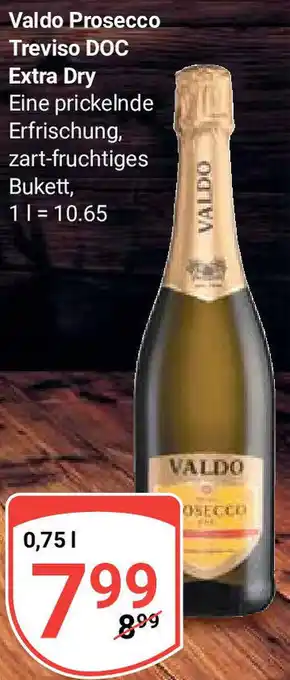 Globus Valdo Prosecco Treviso DOC Extra Dry 750ml Angebot