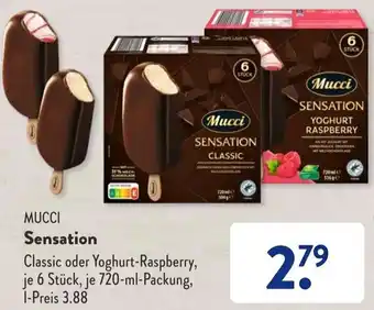 Aldi Süd MUCCI Sensation 720 ml Packung Angebot