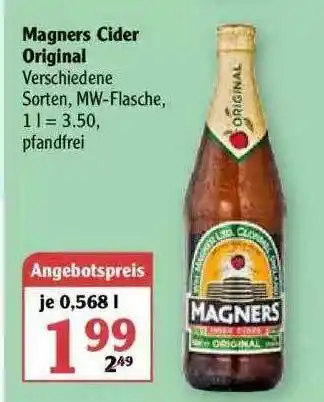 Globus Magnes Cider Original Angebot