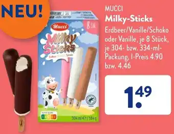 Aldi Süd MUCCI Milky-Sticks 304-334 ml Packung Angebot