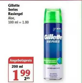 Globus Gilette Series Rasiergel Angebot