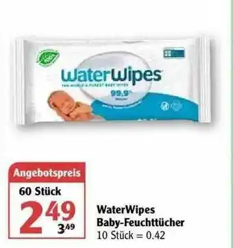 Globus Waterwipes Baby Feuchttücher Angebot