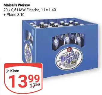 Globus Maisel's Weisse 20 x 0,5 I Angebot