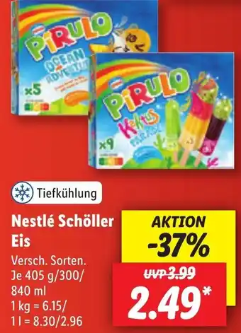 Lidl Nestlé Schöller Eis 405 g/300/840 ml Angebot