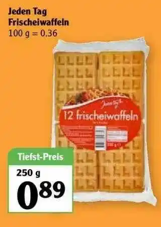 Globus Jeden Tag Frischeiwaffeln Angebot