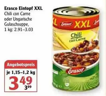 Globus Erasco Eintopf Xxl Angebot