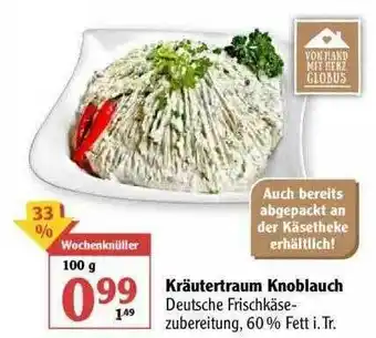 Globus Kräutertraum Knoblauch Angebot