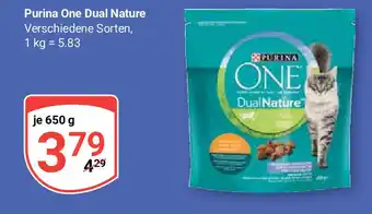 Globus Purina One Dual Nature 650g Angebot