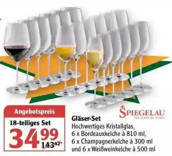 Globus Gläser-set Spiegelau Angebot