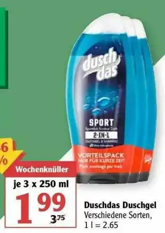 Globus Duschdas Duschgel Angebot