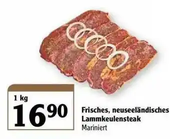 Globus Frisches Neuseeländisches Lammkeulensteak Angebot