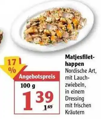 Globus Matjesfilet-happen Angebot