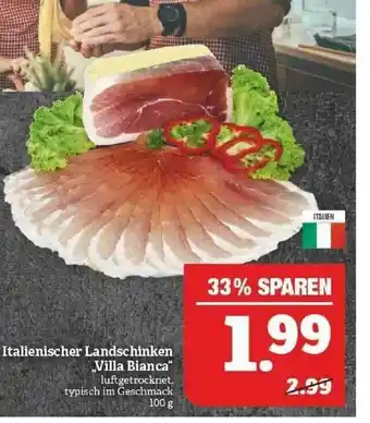 Marktkauf Italienischer Landschinken „villa Bianca” Angebot