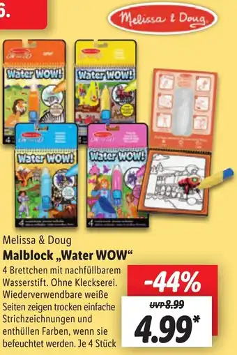 Lidl Melissa & Doug Malblock ,,Water WOW" Angebot