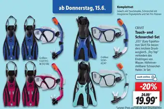 Lidl CRIVIT Tauch- und Schnorchel-Set Angebot