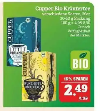 Marktkauf Cupper Bio Kräutertee Angebot