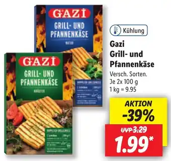 Lidl Gazi Grill- und Pfannenkäse 2x100 g Angebot