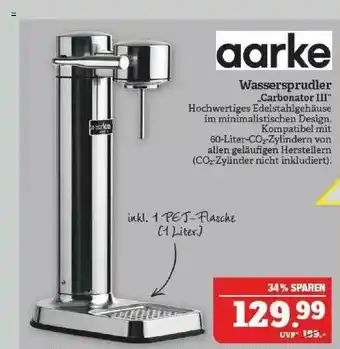 Marktkauf Aarke Wassersprudler „carbonator III” Angebot