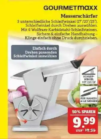 Marktkauf Gourmetmaxx Messerschärfer Angebot