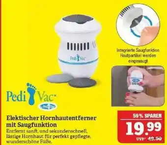 Marktkauf Pedi Vac Elektrischer Hornhautentferner Mit Saugfunktion Angebot