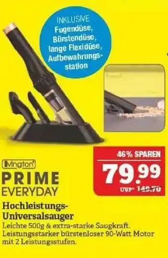 Marktkauf Livington Prime Everyday Hochleistungs-universalsauger Angebot