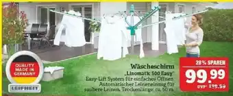 Marktkauf Wäscheschirm Linomatic 500 Easy Angebot