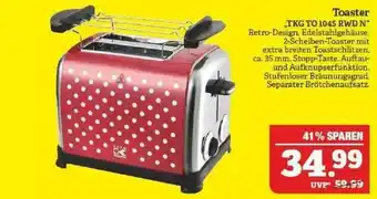 Marktkauf Toaster Tkg To 1045 Rwd N Angebot