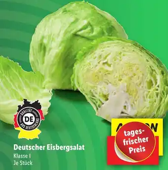 Lidl Deutscher Eisbergsalat Angebot