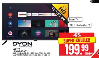 Edeka Herkules Dyon LED ,,Smart 42 AD" Angebot