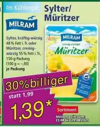 Norma Milram Sylter Oder Müritzer Angebot