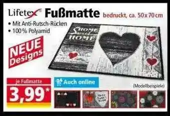 Norma Lifetex Fußmatte Angebot