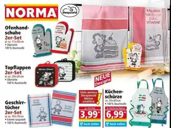 Norma Ofenhandschuhe Oder Topflappen Oder Geschirrtücher Oder Küchenschürze Angebot